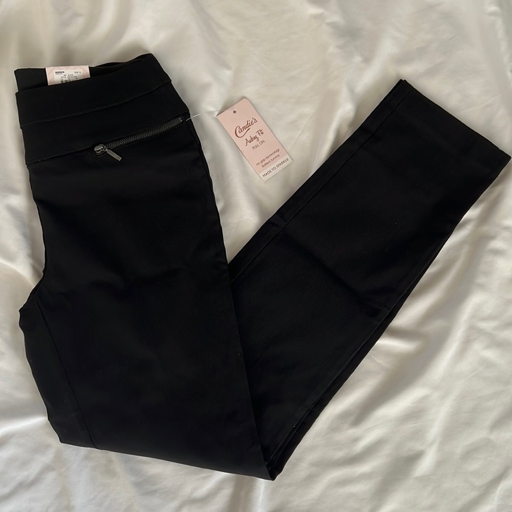 Black Pull-On Stretchy Work Pants *NWT*